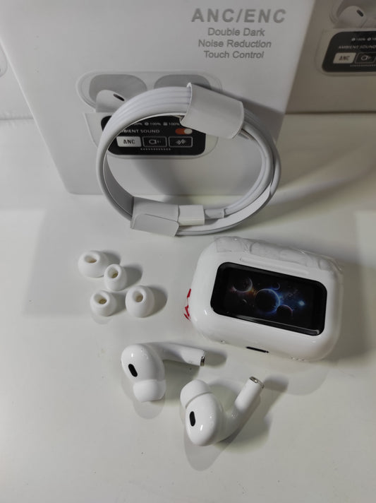 NARVA QUALITY- AIRPODS  PRO CON PANTALLA Y CANCELACIÓN DE RUIDO ™