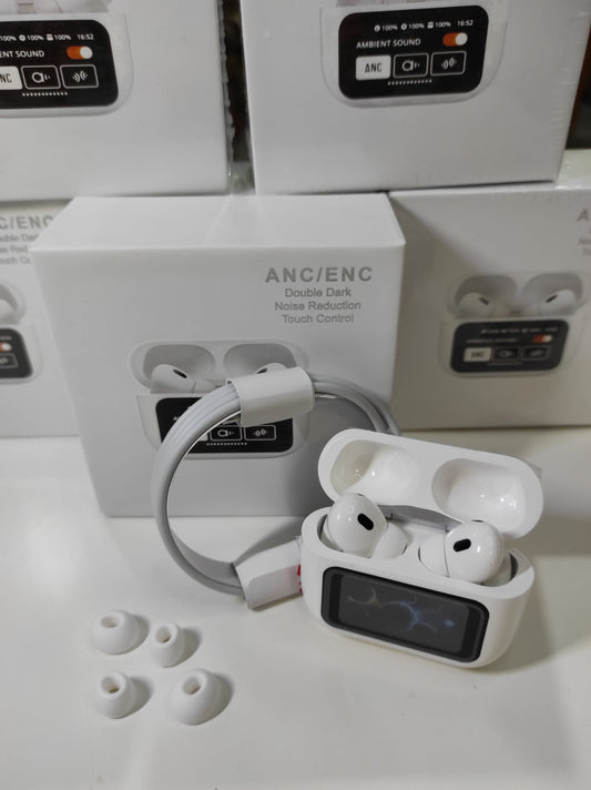 NARVA QUALITY- AIRPODS  PRO CON PANTALLA Y CANCELACIÓN DE RUIDO ™